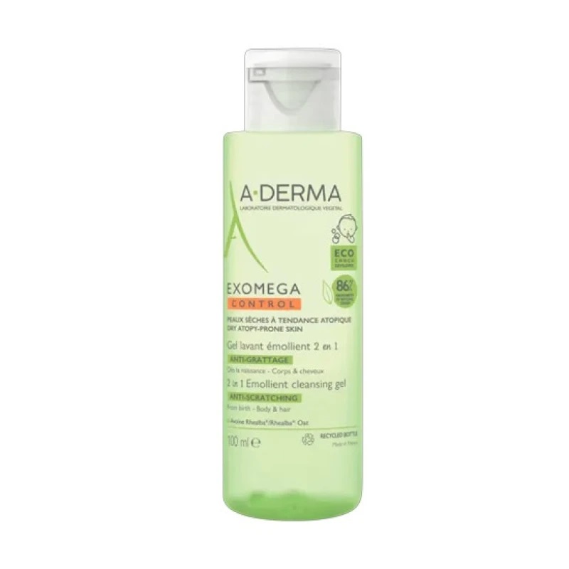 Με αγορές A-DERMA άνω των 20€ ΔΩΡΟ Exomega Control Cleansing Gel 100ml