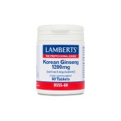 Lamberts Κορεατικό Τζίνσεγκ Korean Ginseng 1200mg 60caps