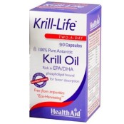 Συμπλήρωμα Διατροφής με Λιπαρά Οξέα Krill Life (500mg) Health Aid Caps 90 Τμχ