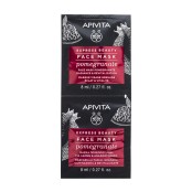 Μάσκα Αναζωογόνησης Με Ρόδι Pomegranate Express Beauty Apivita 2x8ml