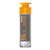 Αντηλιακή Κρέμα Προσώπου με Χρώμα SPF50  Active Sunscreen Tinted FrezyDerm 50 ml