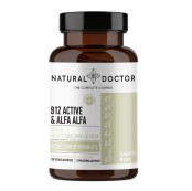 Natural Doctor B12 Active & Alfa Alfa Συμπλήρωμα Διατροφής με Βιταμίνη B12 και Σκόνη φύλλων Μηδικής για Μείωση της Κούρασης 120 vcaps