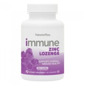 Natures Plus Συμπλήρωμα Ψευδάργυρου Σε Παστίλιες Immune Zinc 60lozenges