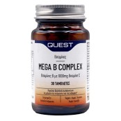 QUEST MEGA B COMPLEX PLUS 1000MG C TABS 30S