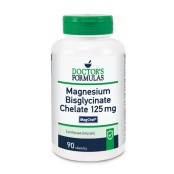 Doctors Formulas Συμπλήρωμα Διγλυκινικού Μαγνησίου Magnesium Bisglycinate Chelate 125mg   90caps