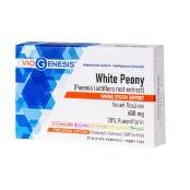 Viogenesis White Peony 600mg Συμπλήρωμα Διατροφής με Λευκή Παιώνια για το Ανοσοποιητικό 30 vcaps