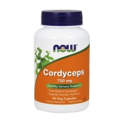 Συμπλήρωμα Διατροφής Για Υγεία Αγγείων Cordyceps 750mg Now 90 vcaps