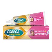 Corega Max Hold+Comfort Στερεωτική Κρέμα Τεχνητής Οδοντοστοιχίας για έως και 12 ώρες Συγκράτησης 40gr