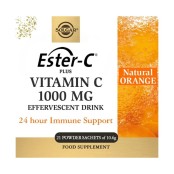 Solgar Ester-C Plus Vitamin C 1000mg Effervescent Drink  Βιταμίνη C Ταχείας Δράσης σε Σκόνη 21sachets