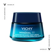 Vichy Mineral 89 Κρέμα Νύχτας Αποκατάστασης της Ενυδάτωσης 50ml