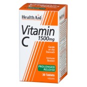 Βιταμίνη C Vitamin C (1500mg) Health Aid Tabs 30 Τμχ