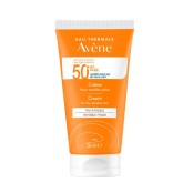 Avene Αντηλιακή Κρέμα Προσώπου για Ξηρό & Ευαίσθητο Δέρμα SPF 50+ HEV Eau Thermale Cream 50ml