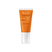 Avene Αντηλιακή Κρέμα Προσώπου για Ξηρό & Ευαίσθητο Δέρμα Με Χρώμα SPF 50+ HEV Eau Thermale Cream Tinted 50ml