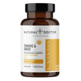 Natural Doctor Turmeric & Ginger Συμπλήρωμα Διατροφής με Κουρκουμά & Τζίντζερ 60 caps