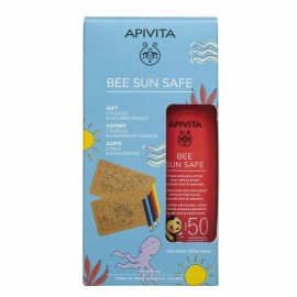 Apivita Promo Bee Sun Safe Ενυδατική Αντηλιακή Λοσιόν για Παιδιά με Εύκολη Εφαρμογή SPF50 200ml & ΔΩΡΟ 2 Παζλ & Χρωματιστές Ξυλομπογιές