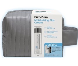 Frezyderm Promo Moisturizing Plus Cream Κρέμα Ενυδάτωσης και Επανόρθωσης 50ml & ΔΩΡΑ Mild Wash Liquid 15ml & Revitalizing Serum 5ml & Velvet Colors Medium 2ml σε Γκρι Νεσεσέρ