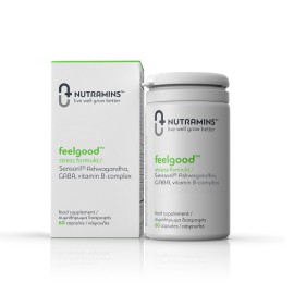 Nutramins Feelgood Stress Formula Συμπλήρωμα Διατροφής για το Άγχος 60 caps