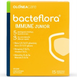 Olnea Bacteflora Junior Immune Παιδικό Συμπλήρωμα Διατροφής με Προβιοτικά 15caps