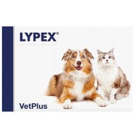 VetPlus Lypex Συμπλήρωμα Διατροφής για Παγκρεατικά Προβλήματα σε Σκύλους και Γάτες 60caps