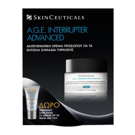 SkinCeuticals Promo A.G.E. Interrupter Advanced Σετ Περιποίησης με Αντιγηραντική Κρέμα Προσώπου & ΔΩΡΟ Αντηλιακό SPF50 15ml