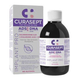 Curasept Ads Dna Implant Pro Στοματικό Διάλυμα Chlorhexidine 0,20% + Hyaluronic Acid + DNA 200ml