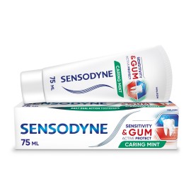 Sensodyne Οδοντόκρεμα για Ευαίσθητα Δόντια και Ούλα που αιμορραγούν Sensitivity & Gum 75ml