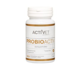 Activet Probioactiv Συμπλήρωμα Διατροφής για Σκύλους και Γάτες για την Αντιµετώπιση της Διάρροιας 30caps