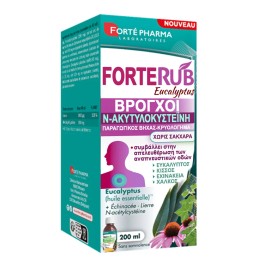 Forte Pharma Forte Rub Eukalyptus Σιρόπι για το Κρυολόγημα και τον Παραγωγικό Βήχα 200ml