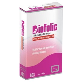 Quest BioFolic Συμπλήρωμα Διατροφής με Φολικό Οξύ για την Εγκυμοσύνη 60 tabs