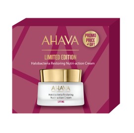 Ahava Limited Edition Promo Pack Halobacteria Cream Ενυδατική Αντιγηραντική Κρέμα 50ml & ΔΩΡΟ Uplift Night Cream Κρέμα Νυκτός 15ml