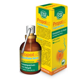 ESI Propolaid PropolGola Spray Σπρέι που Καταπραΰνει τον Ερεθισμένο Λαιμό & Απολυμαίνει την Στοματική Κοιλότητα 20ml