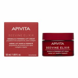 Apivita Beevine Elixir Wrinkle & Firmness Lift Cream Αντιρυτιδική κρέμα για Σύσφιξη & Lifting Πλούσιας Υφής 50ml