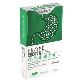 Quest  Enzyme Biotix Συμπλήρωμα Διατροφής για την Πέψη 30 caps
