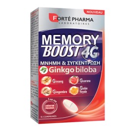 Forte Pharma Memory Boost 4G Συμπλήρωμα Διατροφής για Μνήμη και Συγκέντρωση 15 δισκία