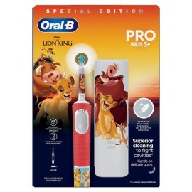 Oral-B Vitality Pro Kids Lion King Ηλεκτρική Οδοντόβουρτσα Βασιλιάς Των Λιονταριών με Θήκη Ταξιδιού για 3+ ετών