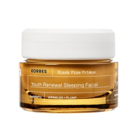 Korres Black Pine Primus Youth Renewal Sleepink Facial Λείανση Ρυτίδων + Ελαστικότητα Κρέμα Νεότητας Νύχτας 40ml