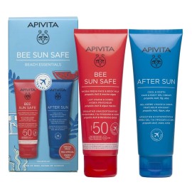 Apivita Promo Bee Sun Safe Beach Essentials Ενυδατικό Αναζωογονητικό Γαλάκτωμα για Πρόσωπο & Σώμα SPF50 100ml & After Sun 100ml σε Ειδική Τιμή