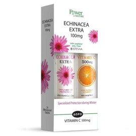 Power Health Promo Echinacea Extra 100mg & ΔΩΡΟ Βιταμίνη C 500mg 20+20 αναβράζοντα δισκία