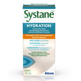 SYSTANE HYDRATION Λιπαντικές Οφθαλμικές Σταγόνες για τα Συμπτώματα της Ξηροφθαλμίας 10ml