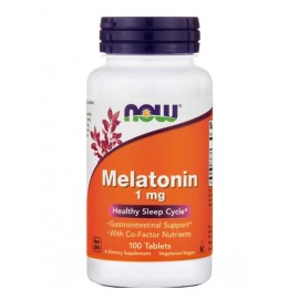 Now Melatonin 1mg Συμπλήρωμα Διατροφής με Μελατονίνη 1mg 100tabs