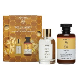 Apivita Promo Box Bee My Honey Eau De Toilette Άρωμα 100ml & ΔΩΡΟ Bee My Honey Αφρόλουτρο Μέλι & Αλόη 250ml