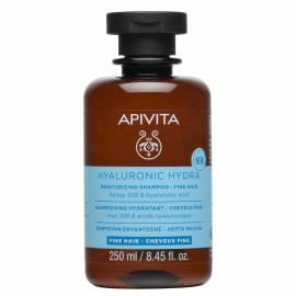 Apivita Hyaluronic Hydra Moisturizing Shampoo Fine Hair Σαμπουάν Ενυδάτωσης για Λεπτά Μαλλιά 250ml