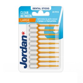 Jordan Clean Between Dental Sticks Large Μεσοδόντια Βουρτσάκια 20τμχ