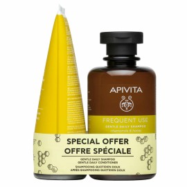 Apivita Promo Frequent Use Σαμπουάν 250ml & Μαλακτική Κρέμα 150ml για Καθημερινή Χρήση σε Ειδική τιμή