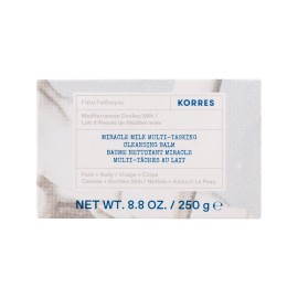 Korres Mediterranean Donkey Milk Miracle Multi Tasking Cleansing Balm Απαλό Σαπούνι Καθαρισμού για Πρόσωπο και Σώμα 250gr