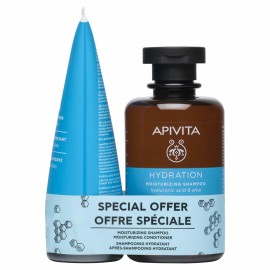 Apivita Promo Hydration Σαμπουάν 250ml & Μαλακτική Κρέμα 150ml για Ενυδάτωση σε Ειδική τιμή