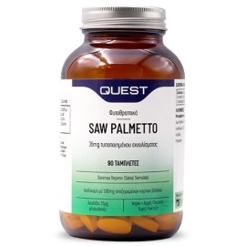 Quest Saw Palmetto 36mg Extract Συμπλήρωμα Διατροφής με Εκχύλισμα Saw Palmetto 90tabs