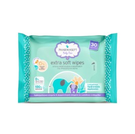 Pharmasept Baby Care Extra Soft Wipes Βρεφικό Μαντηλάκια Καθαρισμού 30τεμάχια