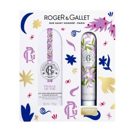 Roger & Gallet Christmas Promo Σετ Feuille De The Eau Parfumee Bienfaisante Άρωμα 30ml & ΔΩΡΟ Κρέμα Χεριών 30ml