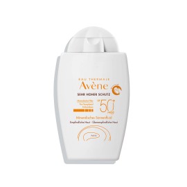 Avene Fluid Mineral Αντηλιακό Προσώπου για πολύ Ευαίσθητο Δέρμα SPF50+ 40ml